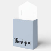 Elegante Modern Minimalistisch Dusty Blue Gevor Bo Geschenkschachtel (Geöffnet)