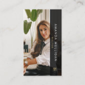 Elegante Modern Real Anwesen Agent Business Card Visitenkarte (Vorderseite)