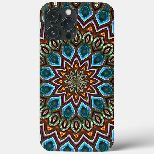 Elegante Moderne Abstrakte Bohemische Mandala Case-Mate iPhone Hülle (Rückseite)