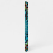 Elegante Moderne Abstrakte Bohemische Mandala iPhone Hülle (Linke Seite)