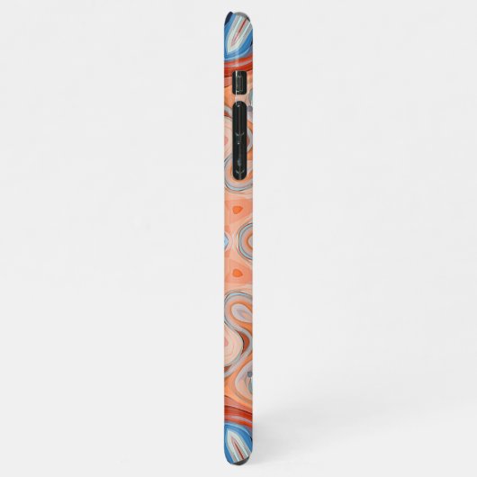 Elegante Moderne Abstrakte Bohemische Mandala iPhone Hülle (Linke Seite)