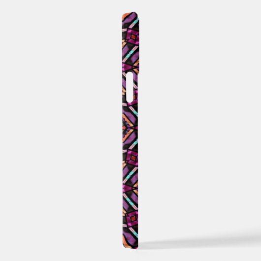 Elegante Moderne Abstrakte Bohemische Mandala iPhone Hülle (Rechte Seite)