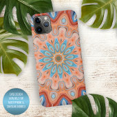 Elegante Moderne Abstrakte Bohemische Mandala iPhone Hülle