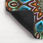 Elegante Moderne Abstrakte Bohemische Mandala Mousepad (Ecke)