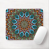 Elegante Moderne Abstrakte Bohemische Mandala Mousepad (Mit Mouse)