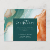 Elegante Moderne Abstrakte Kunst, Dichtung und Mus Begleitkarte (Vorderseite)