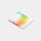 Elegante Moderne Abstrakte Kunst, Dichtung und Mus Post-it Klebezettel (angewinkelt)