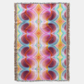 ELEGANTE MODERNE ABSTRAKTE PSYCHEDELIKKUNST DECKE (Vorderseite Vertikal)