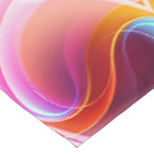 ELEGANTE MODERNE ABSTRAKTE PSYCHEDELIKKUNST TISCHDECKE (Schrägansicht)
