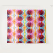 ELEGANTE MODERNE ABSTRAKTE PSYCHEDELIKKUNST WANDTEPPICH (Vorderseite (Horizontal))