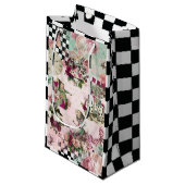 Elegante Moderne Alice im Wunderland Kleine Geschenktüte (Vorderseite Schrägansicht)