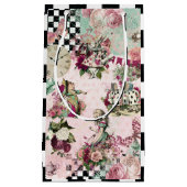 Elegante Moderne Alice im Wunderland Kleine Geschenktüte (Vorderseite)