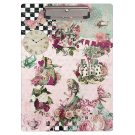 Elegante Moderne Alice im Wunderland Klemmbrett
