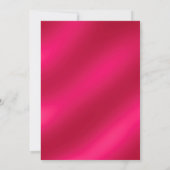 Elegante moderne Arch Ruby 40-Jahres-Jubiläumsfeie Save The Date (Rückseite)