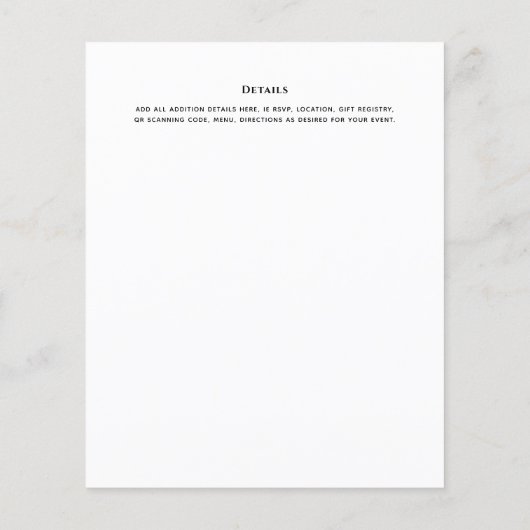 Elegante Moderne BAUTIZO Bautismo Taufe - ADD VERS (Rückseite)