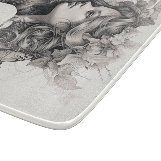 Elegante, moderne, benutzerdefinierte Vorlage hinz Schneidebrett (Ecke)