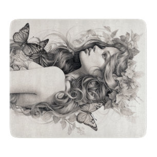 Elegante, moderne, benutzerdefinierte Vorlage hinz Schneidebrett