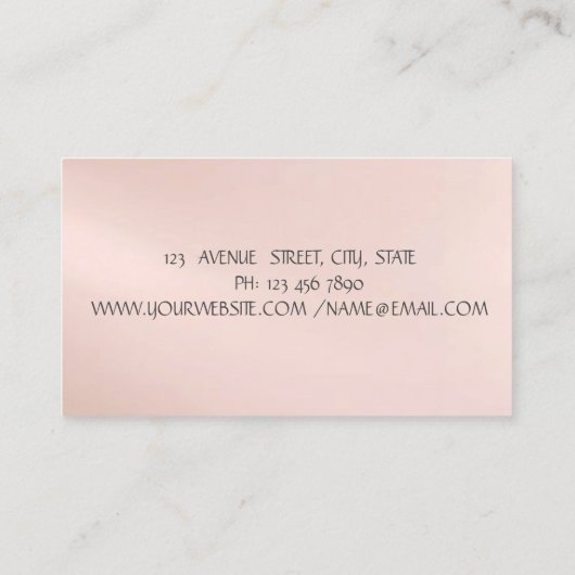 Elegante Moderne Beruflich Lotus Visitenkarte (Rückseite)