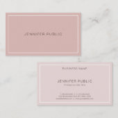 Elegante Moderne Berufliche, einfache Schlichte Tr Visitenkarte (Vorne/Hinten)