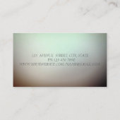 Elegante moderne Berufliche Gold-Wirbel, Lotus Visitenkarte (Rückseite)