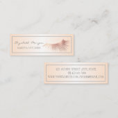 Elegante, moderne Berufliche Imitate, Rahmen Mini Visitenkarte (Vorne/Hinten)