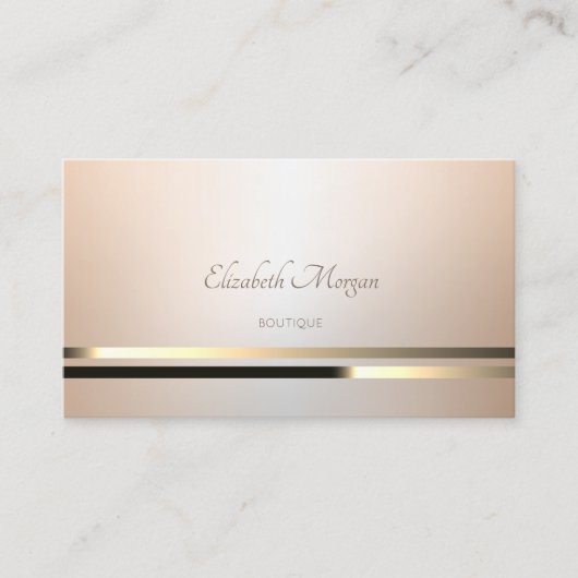 Elegante moderne Berufliche Leuchte Visitenkarte (Vorderseite)