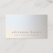 Elegante Moderne Berufliche, leuchtende Taupe Gray Visitenkarte (Vorderseite)