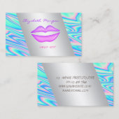 Elegante Moderne Berufliche Lippen Visitenkarte (Vorne/Hinten)