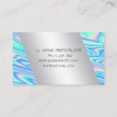 Elegante Moderne Berufliche Lippen Visitenkarte (Rückseite)