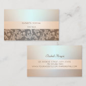 Elegante moderne Berufliche Luminous,Wirbel Visitenkarte (Vorne/Hinten)