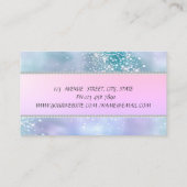 Elegante Moderne Berufliche Perlen Visitenkarte (Rückseite)