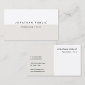 Elegante moderne, Berufliche Vorlage Visitenkarte (Vorne/Hinten)