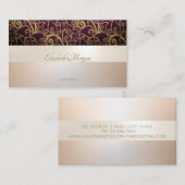 Elegante moderne, Berufliche Wirbel leuchtend Visitenkarte (Vorne/Hinten)