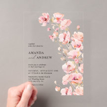 Elegante moderne blassrosa Blumen Hochzeitsfoto