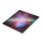 Elegante Moderne Blaue Raumwelt Fliese (Seite)