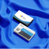 Elegante moderne Blue Business Card Visitenkarte