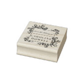 Elegante moderne Blume aus der Bibliothek Gummistempel (Stempel)