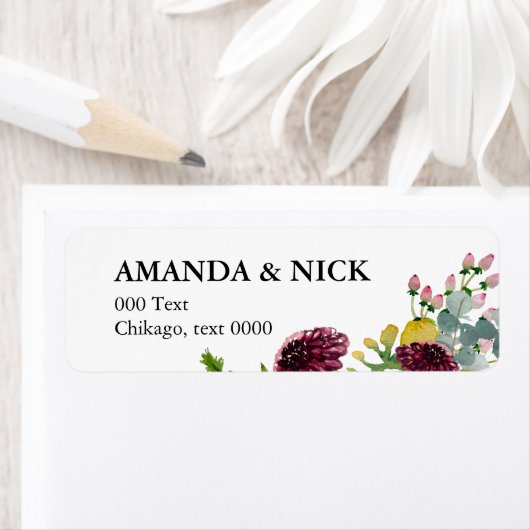 Elegante moderne, blumenschlichte minimalistische (Insitu)