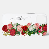 Elegante Moderne botanische Grüne Blume Case-Mate iPhone Hülle (Rückseite (Horizontal))