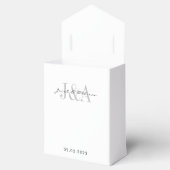 elegante moderne Brautparty-Gastgeschenk Hochzeit Geschenkschachtel (Geöffnet)