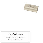 Elegante Moderne Briefmarke der Personalisierten R Gummistempel (Stempel)