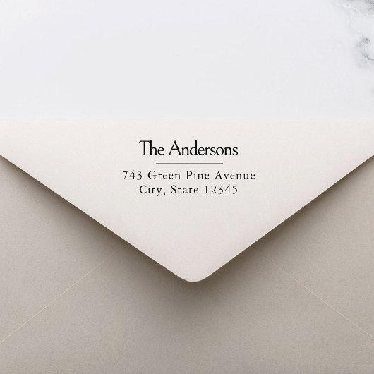 Elegante Moderne Briefmarke der Personalisierten R Gummistempel