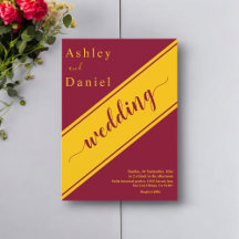 Elegante moderne Burgund und Gold Delikatessen