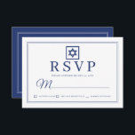 Elegante moderne Chic Simple Classic Bar Mitzvah RSVP Karte<br><div class="desc">Besteht aus einfachen geraden Rahmen mit klassischem kursiven Skript und Serifentypografie in Cassis und weiß. Diese Elemente sind einfach,  zeitlos und klassisch. 

Entworfen von Select Party Supplies,  exklusiv für Zazzle.

Abrufbar unter:http://www.zazzle.com/store/selectpartysupplies</div>