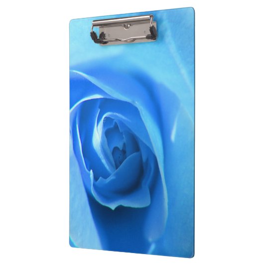 elegante, moderne, coole Blume mit blühender Rose Klemmbrett (Links)