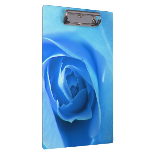 elegante, moderne, coole Blume mit blühender Rose Klemmbrett (Rechts)