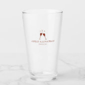 Elegante moderne, einfache Elemente Glas (Vorderseite)