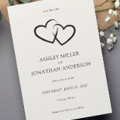 Elegante moderne, einfache Elemente Hochzeit Save The Date