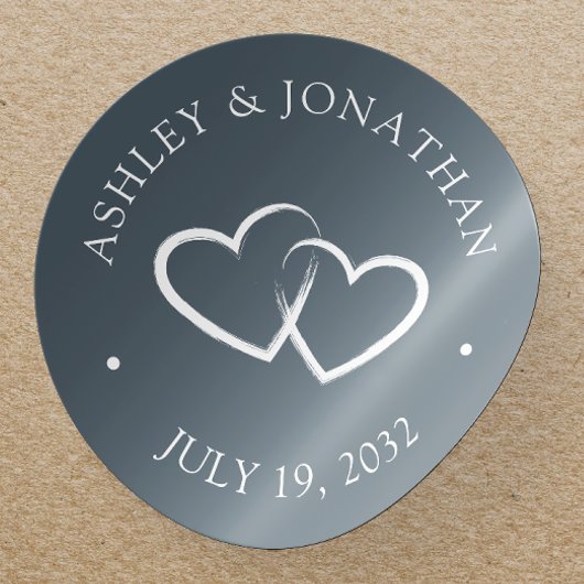 Elegante moderne, einfache Elemente Runder Aufkleber