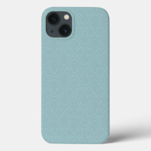 Elegante moderne, einfache geometrische Babyblau d Case-Mate iPhone Hülle